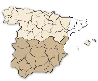 Mapa de delegaciones